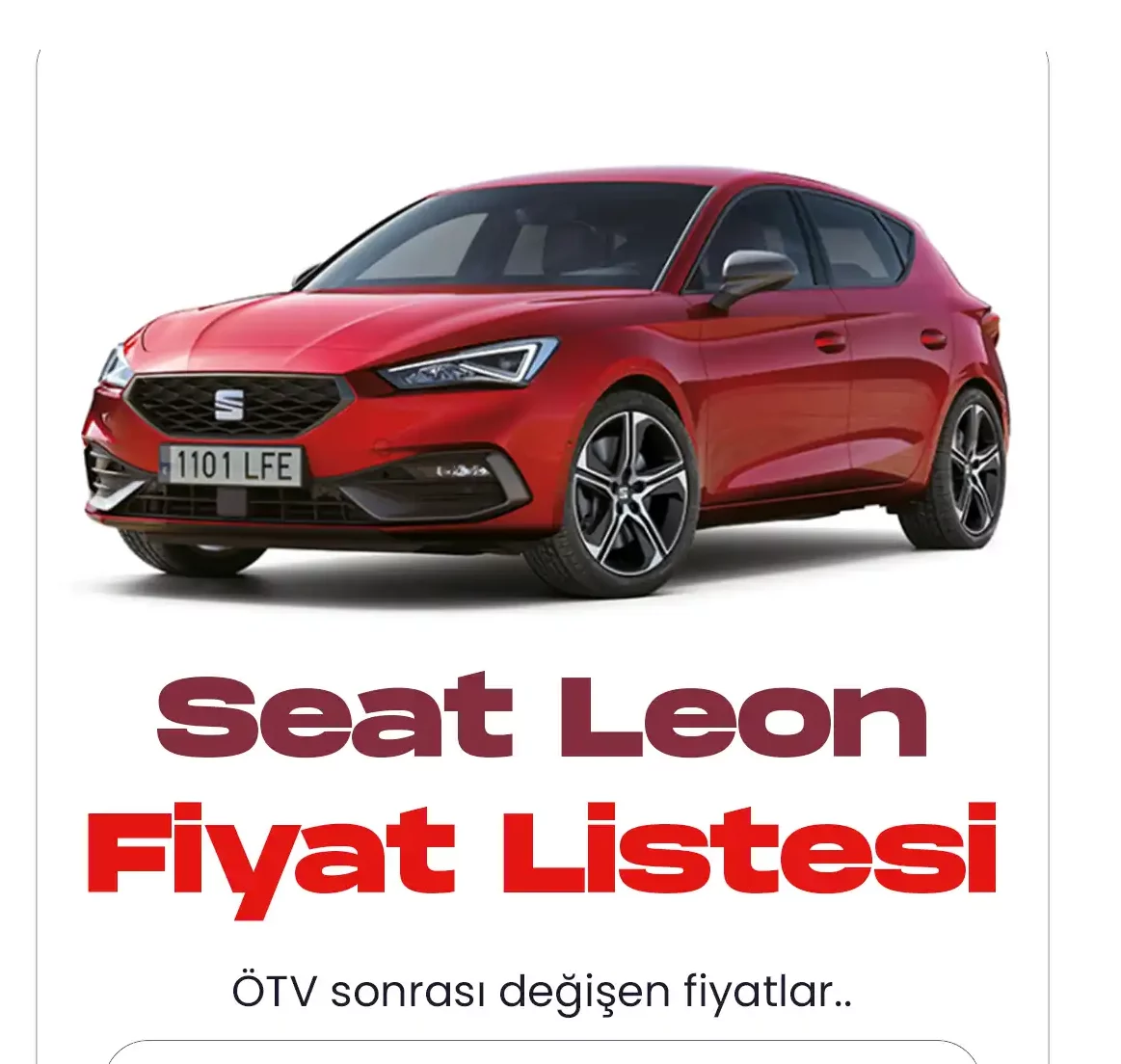 Seat Leon Aralık fiyat listesi yayımlandı. Leon model, Seat markasının en popüler araçlarından biri arasında yer alıyor. Spor araç tasarımıyla erkekler tarafından çok sık tercih ediliyor.