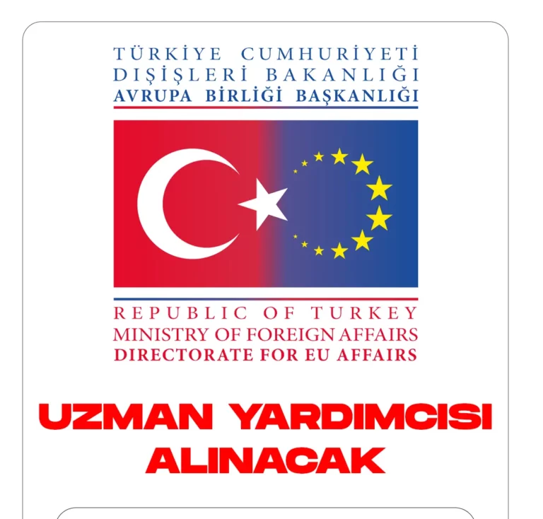 DIŞİŞLERİ BAKANLIĞI AB BAŞKANLIĞI UZMAN YARDIMCISI ALACAK.