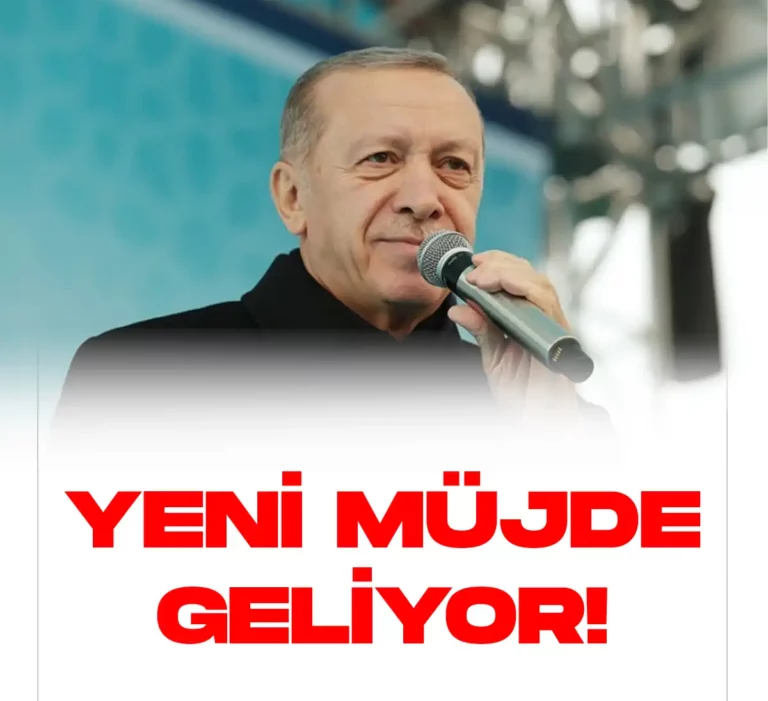 Yeni müjde açıklanıyor.