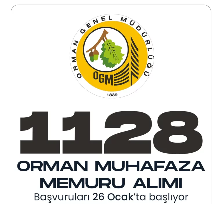 Orman muhafaza memuru alımı başvuruları başlıyor