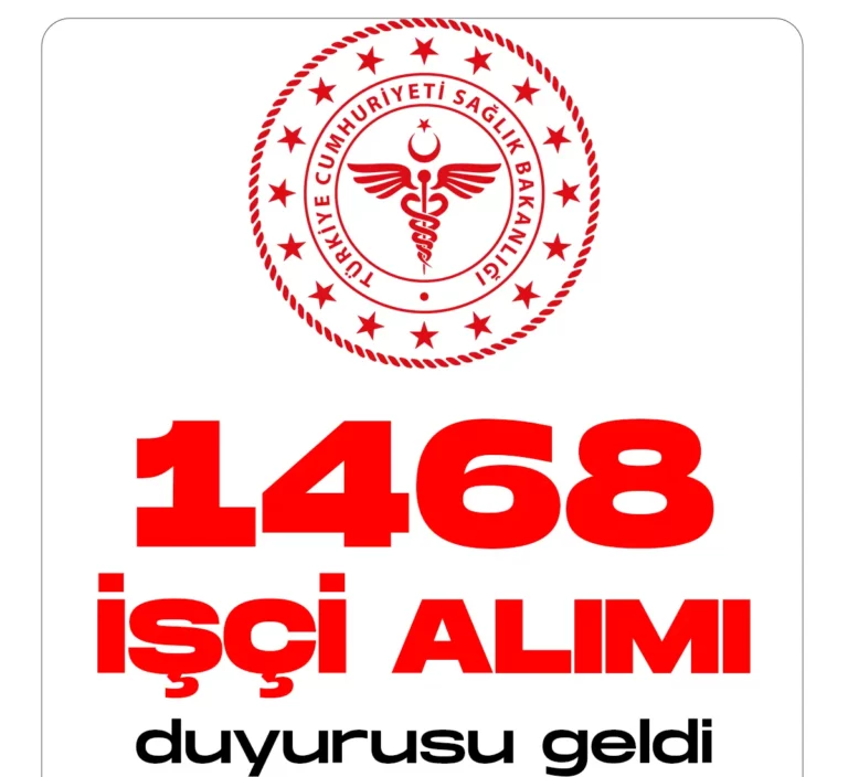 Sağlık Bakanlığı 1468 işçi alımı kura sonuçları açıklandı.