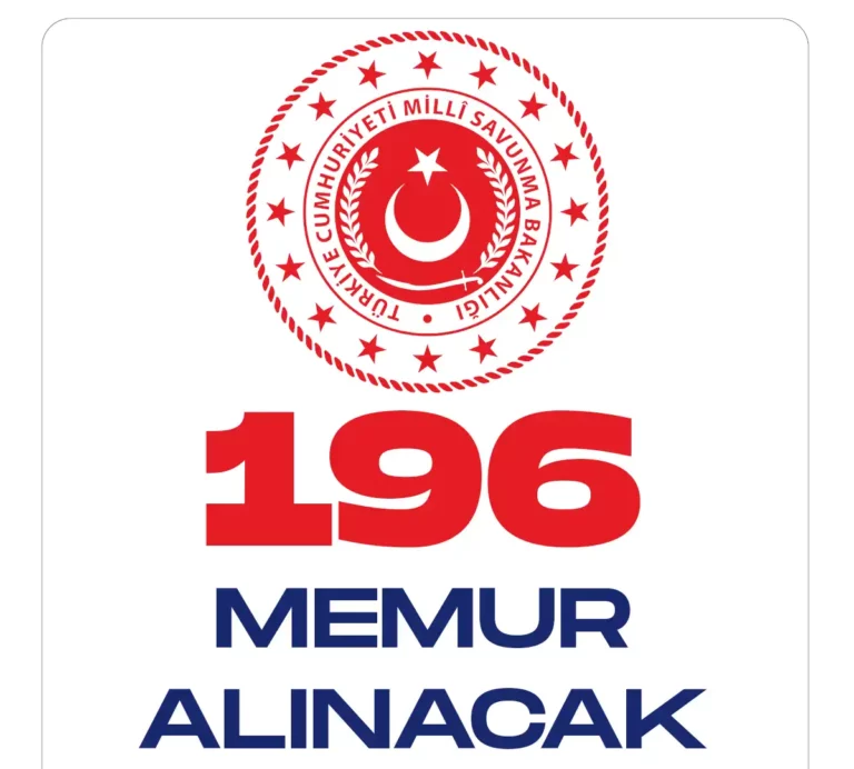 196 memur alımı yapılacak.
