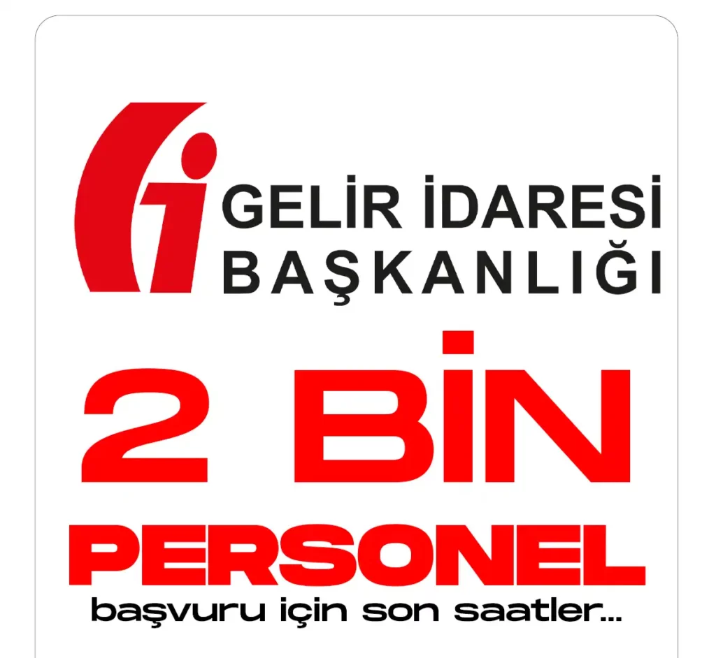 2 bin personel alımı başvuru işlemlerinde sona geliniyor.