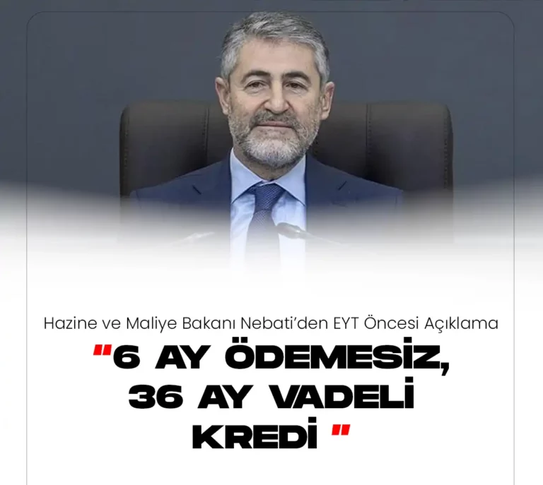 Hazine ve Maliye Bakanı Nebatiden Kredi açıklaması