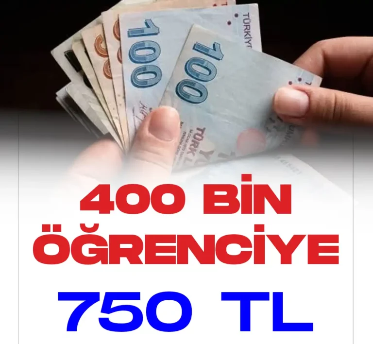 400 bin öğrenciye 750 tl ulaşım desteği verilecek