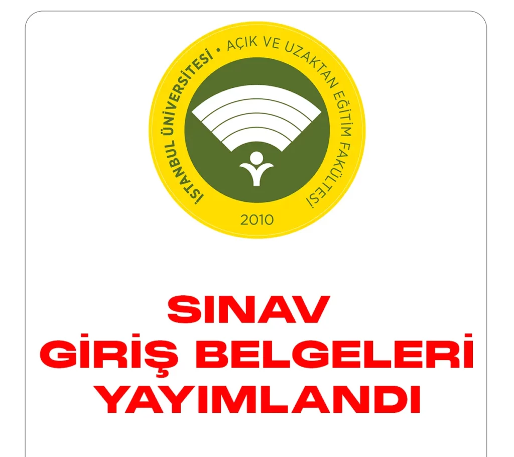 Açık ve Uzaktan Eğitim Fakültesi (AUZEF) bütünleme sınav giriş belgeleri yayımlandı.