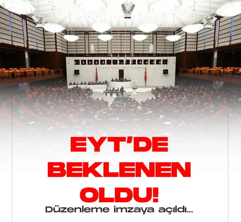 EYT son dakika açıklaması.