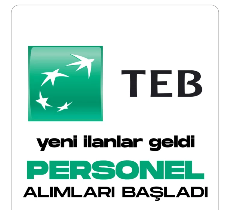 TEB Personel alımları yapacak.