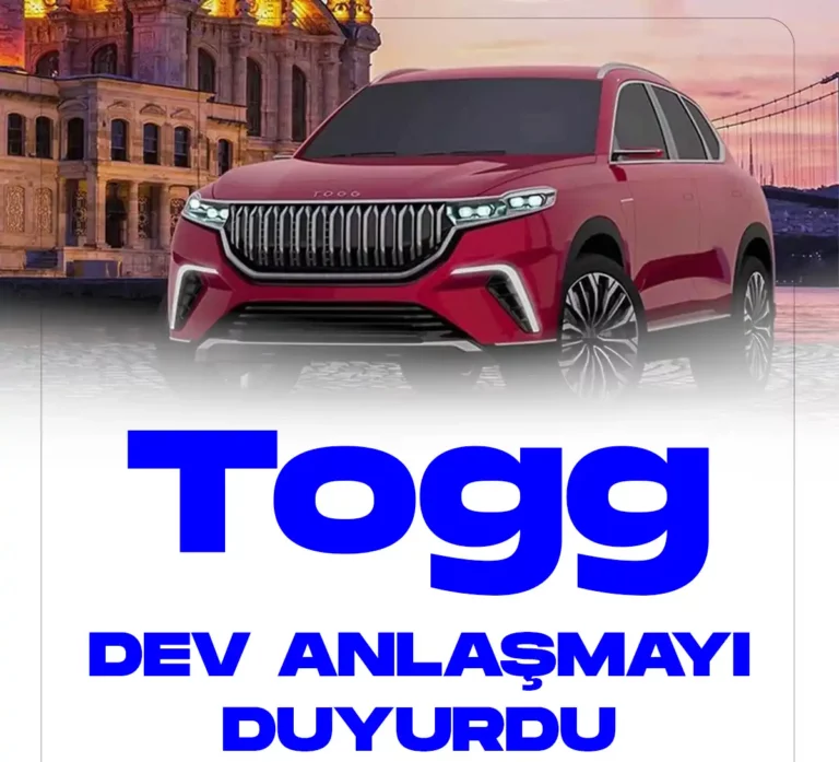 TOGG dev anlaşmayı duyurdu.