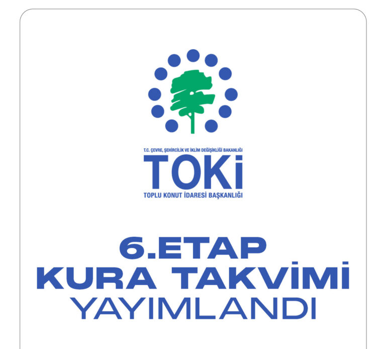 İlk Evim İlk İş Yerim TOKİ 6.Etap Kuralar 13-22 Ocak 2023 tarihleri arasında Eskişehir, Mersin, Bilecik, Sakarya, Kocaeli, Antalya, Yalova illerinde olmak üzere toplam 24 bin 636 konut için çekileceği kaydedildi.