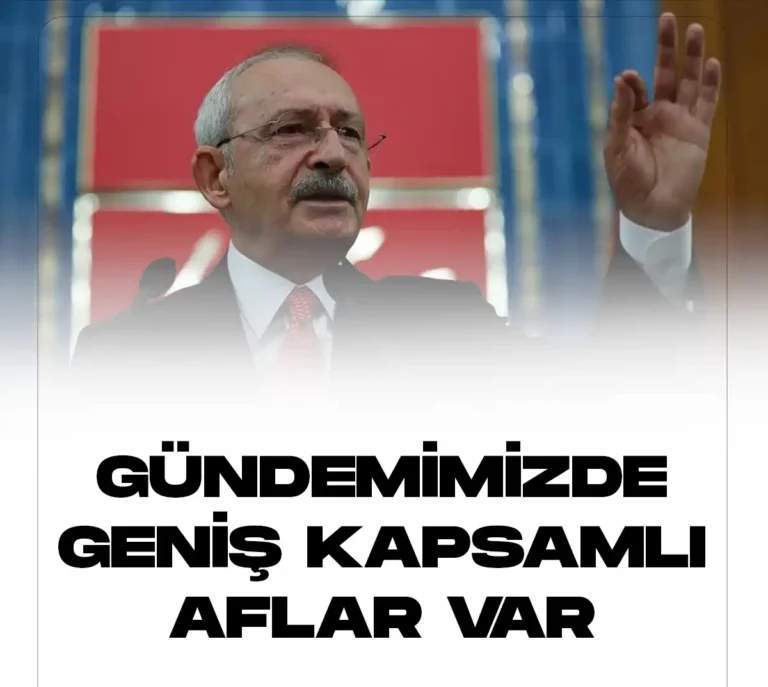 CHP Genel Başkanı Kılıçdaroğlundan af açıklamaları geldi