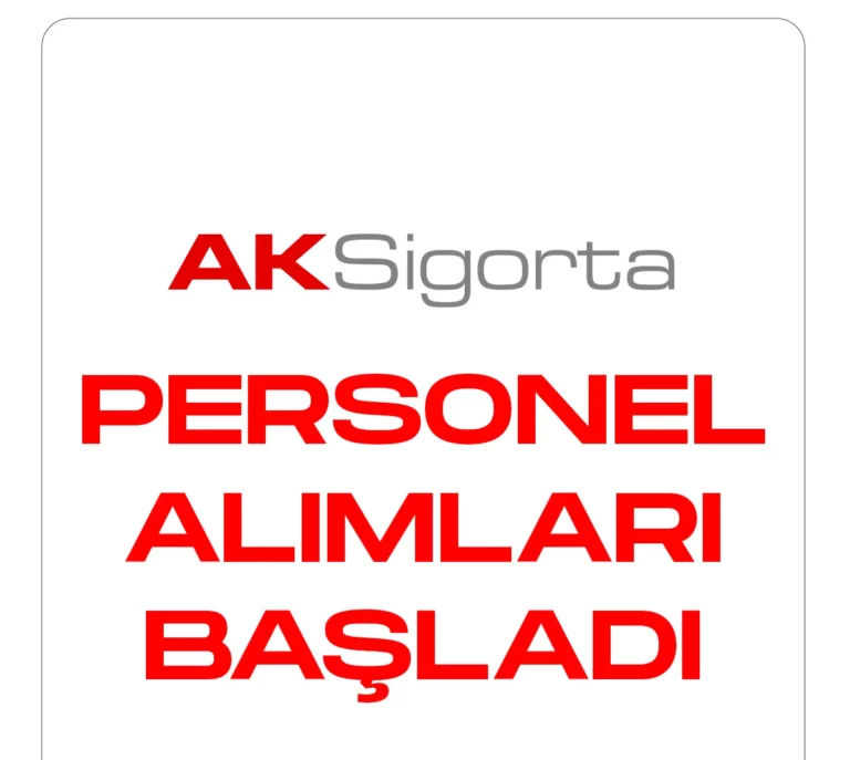 Aksigorta personel alımı başvuruları başladı.