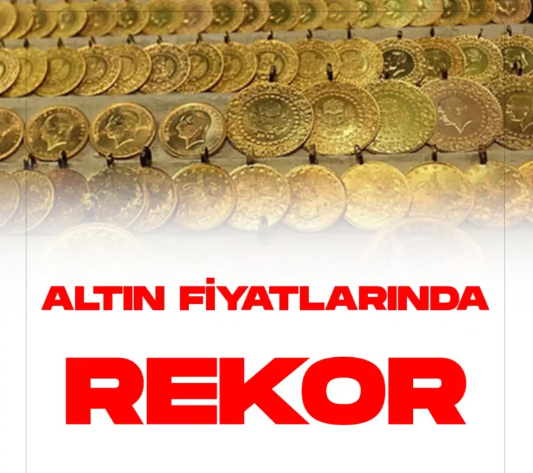Altın fiyatlarında rekor geldi.