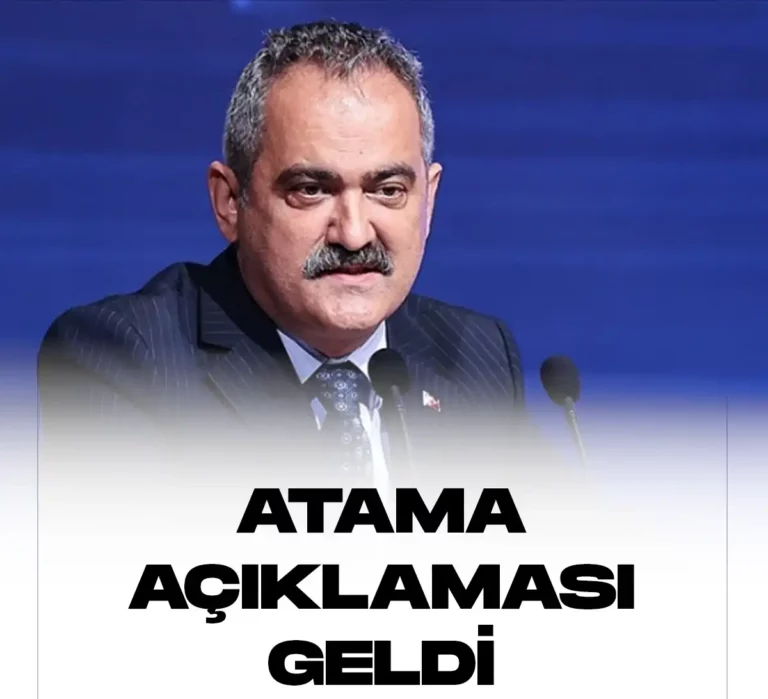 Öğretmen ataması açıklaması geldi.