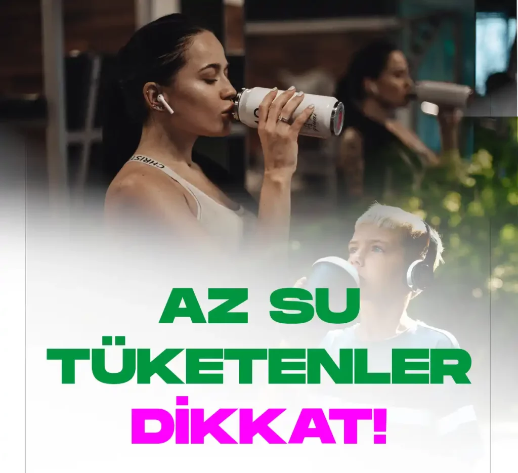 Az su tüketenlere uyarılar art arda geldi. Suyun fazlası da azı da zararlı.