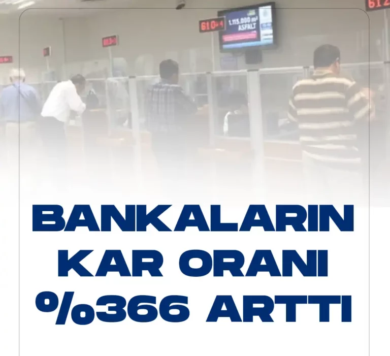 Bankaların kar oranı dudak uçuklattı.