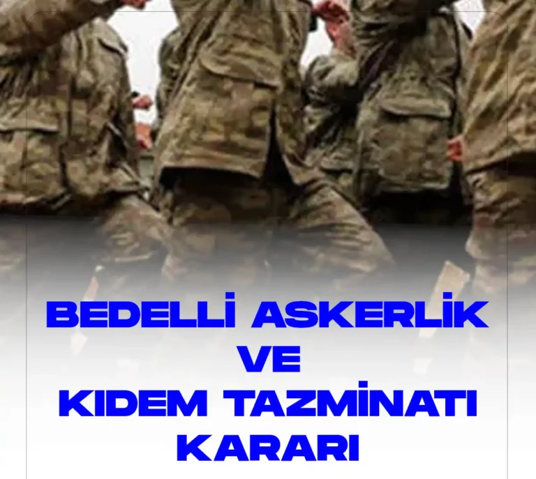 Bedelli askerlik ve kıdem tazminatı kararı.