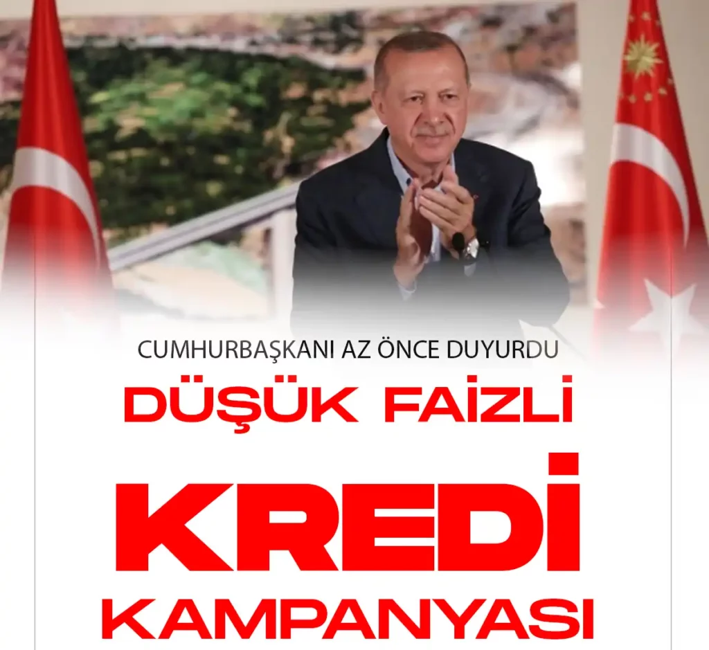 Esnafa yönelik kredi paketinde limit artırımı yapıldı.