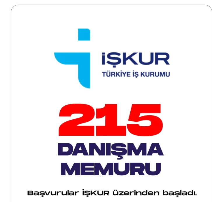 İŞKUR üzerinden Danışma Memuru alımı duyuruları yayımlandı.