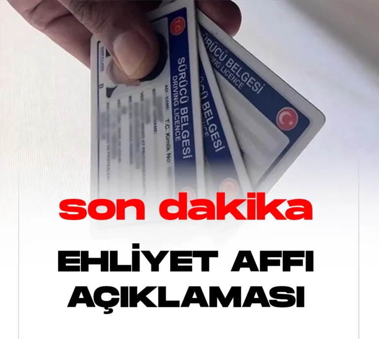 ehliyet affı