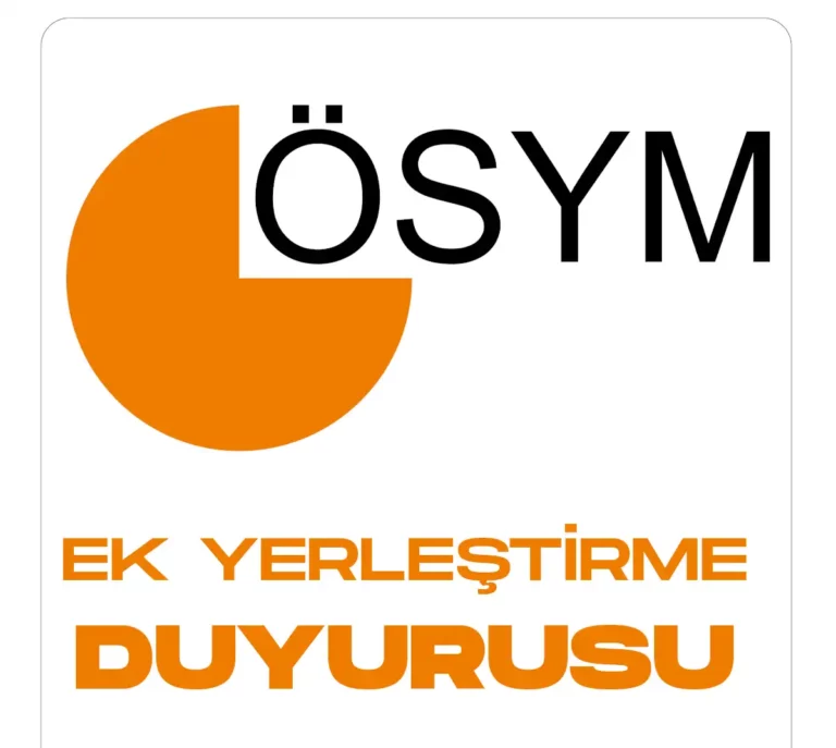 DUS Ek yerleştirme duyurusu yayımlandı.
