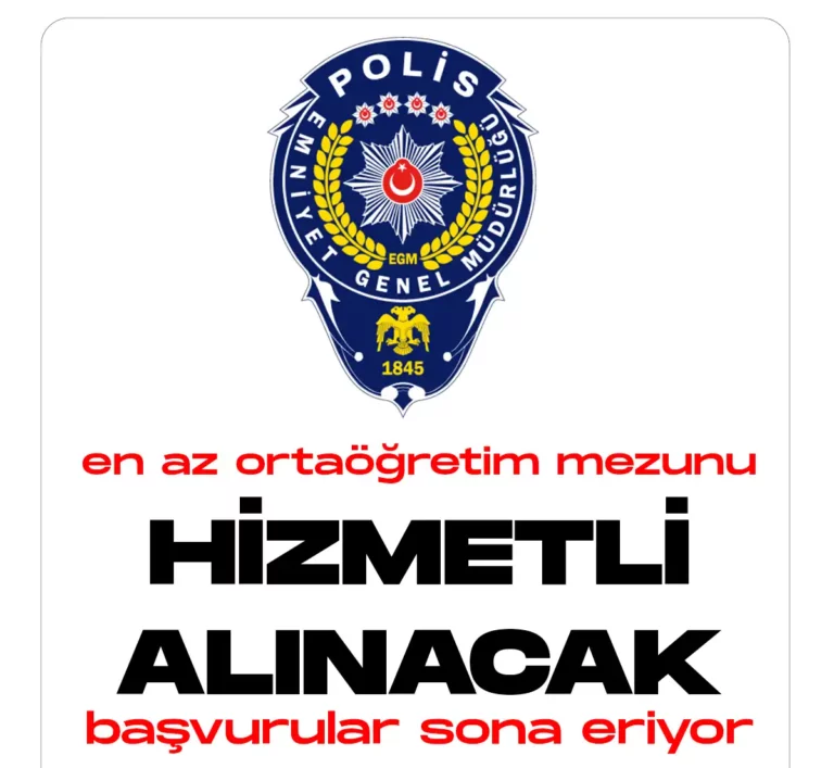 en az ortaöğretim mezunu hizmetli alımı