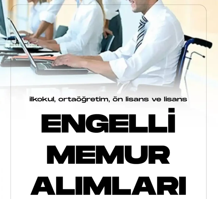 2023 EKPSS ve kura ile engelli memur alımları için tercih süreci sona eriyor.
