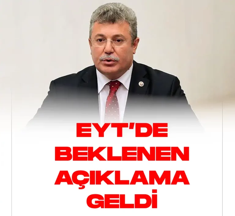 EYT Düzenlemesiyle ilgili son dakika açıklaması geldi.