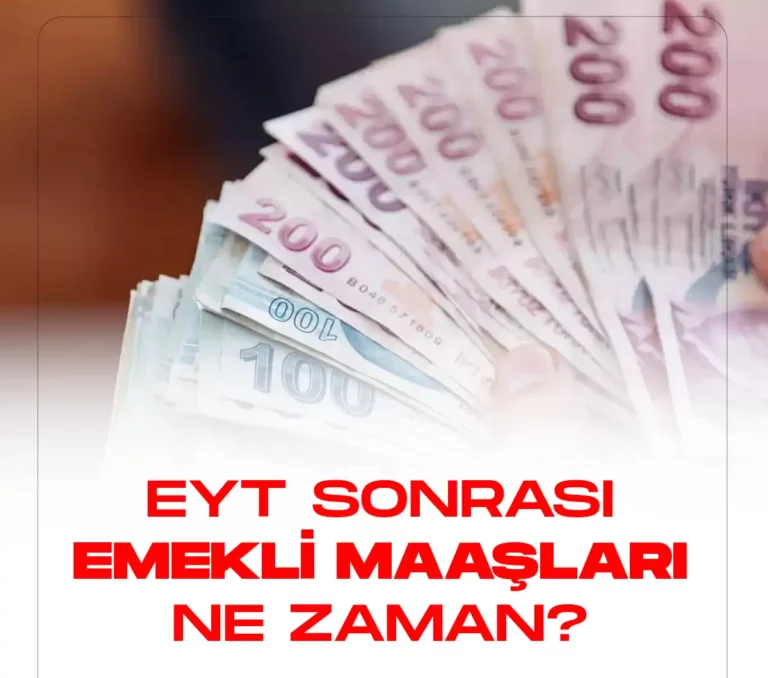 EYT Sonrası emekli maaşları ne zaman
