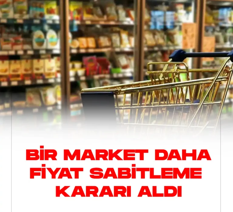 Marketlerde fiyat sabitleme dönemi başladı
