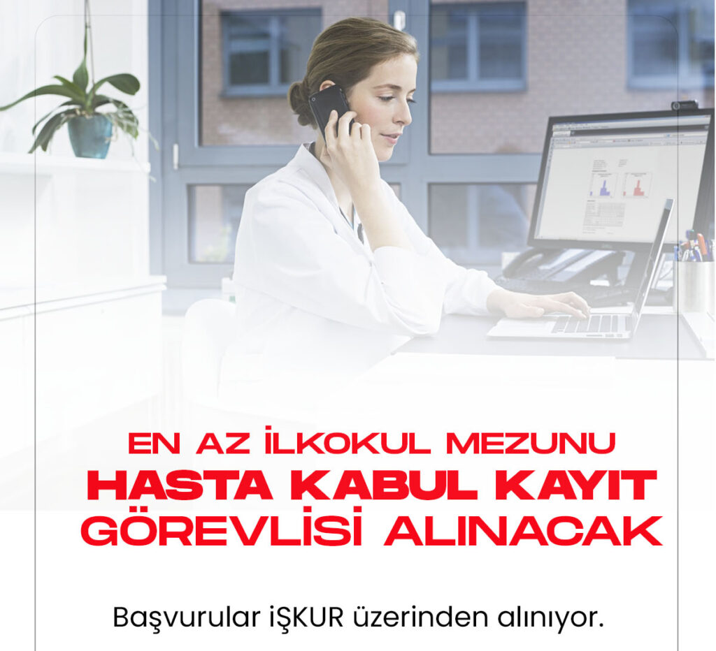 En az ilkokul mezunu hasta kabul-kayıt görevlisi alımı duyuruları İŞKUR üzerinden yayımlandı. Yayımlanan duyurulara göre 49 hasta kabul-kayıt görevlisi alımı yapılacağına yer verildi.