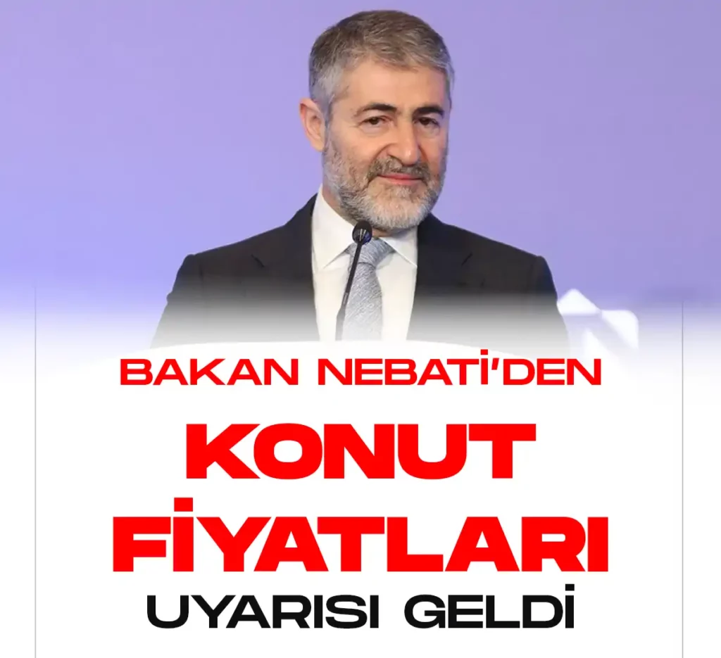 Konut fiyatları uyarısı geldi.
