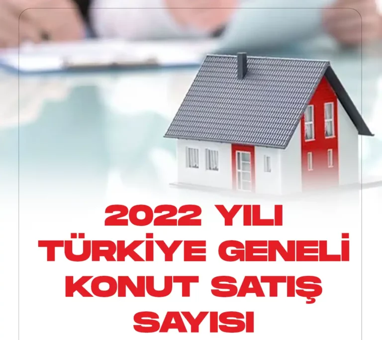 Konut satış sayıları açıklandı.