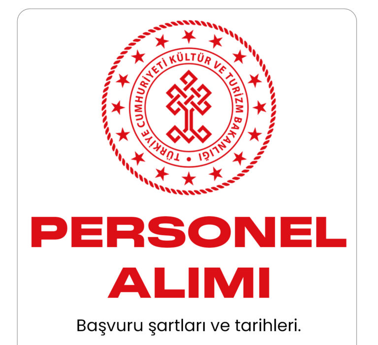 Kültür ve Turizm Bakanlığı Yatırım İşletmeleri Genel Müdürlüğü personel alımı başvuruları devam ediyor.