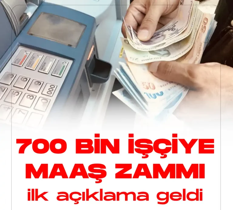 700 Bin kamu işçisinin maaş zammı belli oluyor.