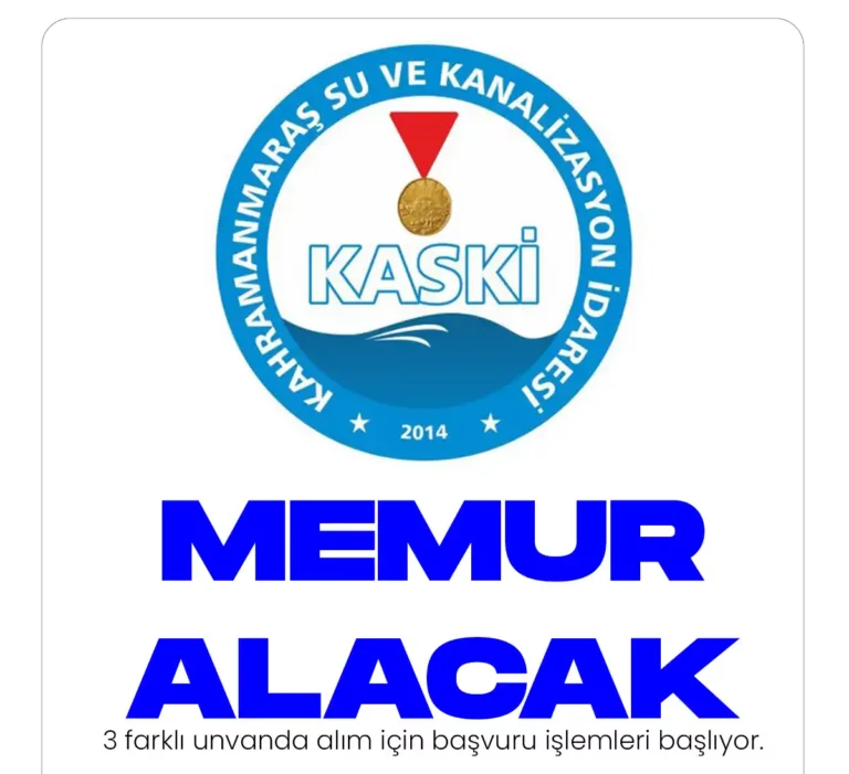 KASKİ memur alımı başvuru işlemleri başlıyor.