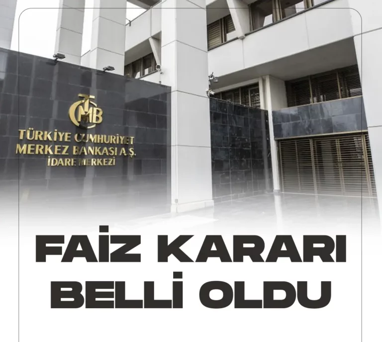 Merkez Bankası Faizi Sabit Tuttu