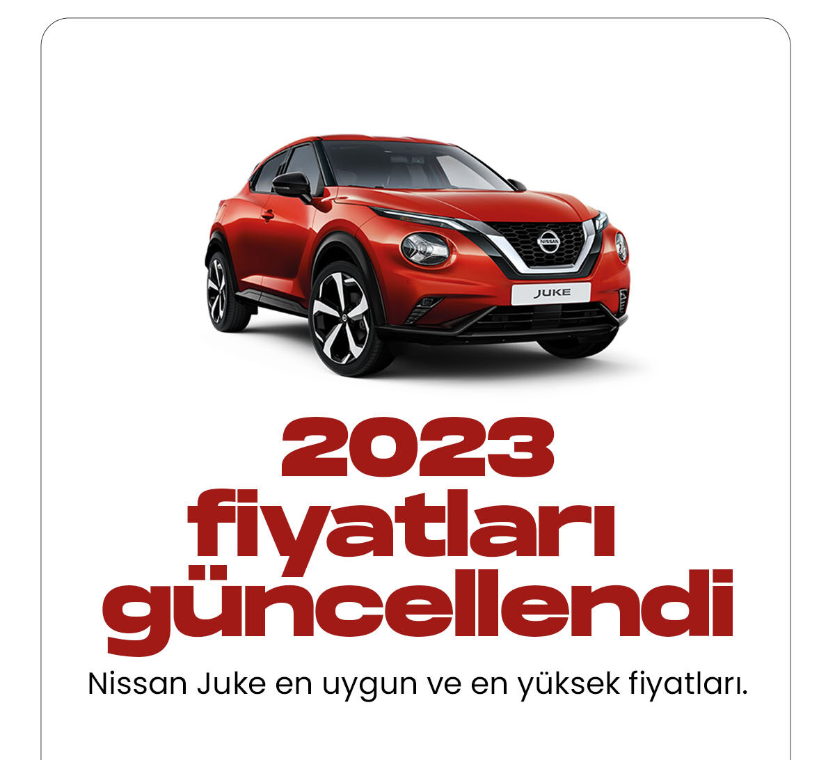 Nissan Juke Ocak fiyat listesi yayımlandı. Japonya merkezli otomobil markası Nissan yeni yıl fiyat listelerini güncelledi. Araç sürücülerine konforlu bir sürüş sağlayan Nissan araçların yeni yıl fiyatları adeta cep yakıyor.