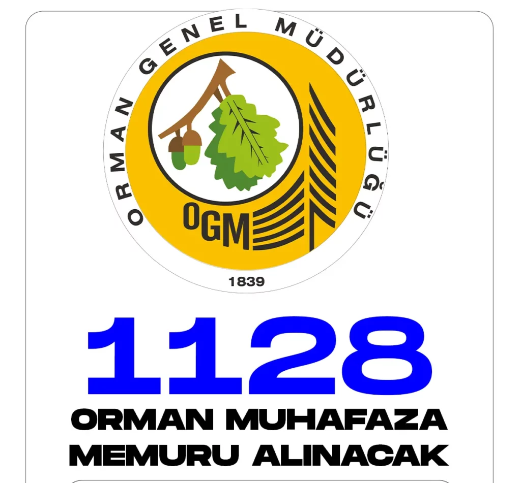 1128 Orman Muhafaza memuru alınacak.