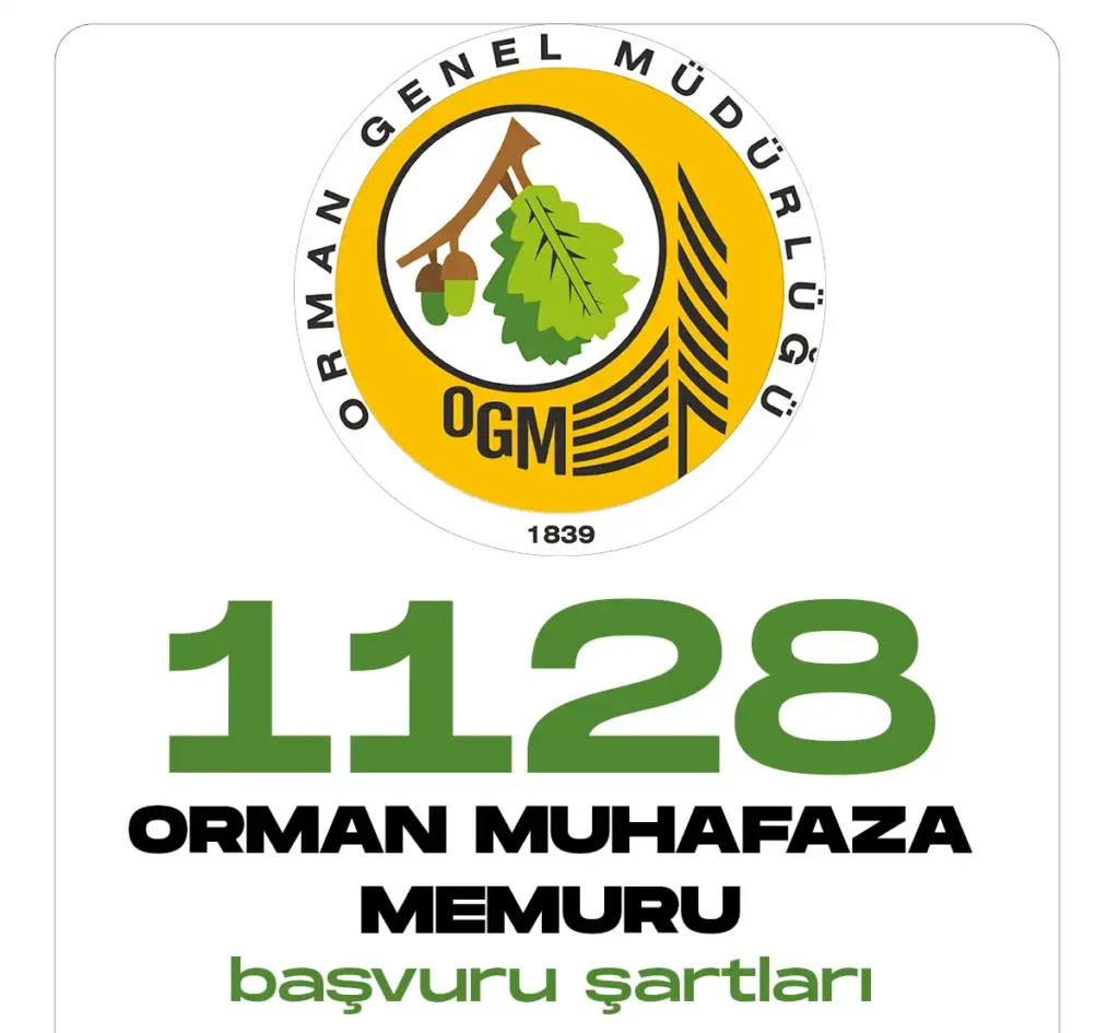 1128 Orman muhafaza memuru alınacak.