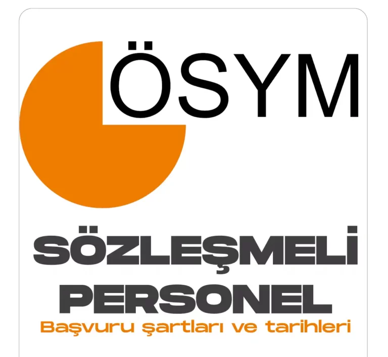 ÖSYM sözleşmeli personel alımı başvuruları sürüyor.