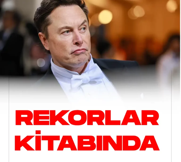 Elon Musk rekorlar kitabına girdi.