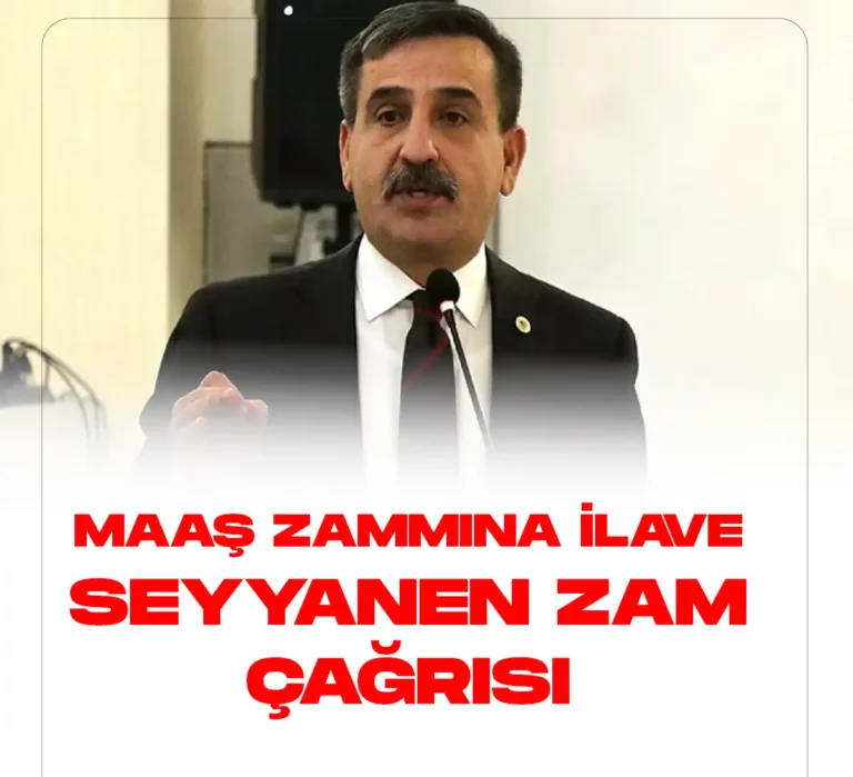 Türkiye Kamu senden kamu çalışanlarına Seyyanen zam çağrısı geldi.