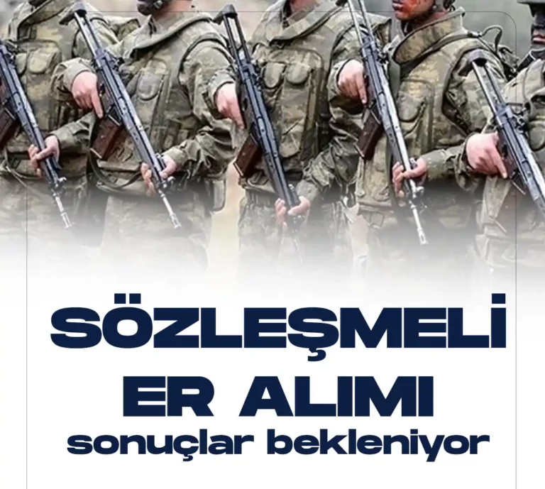 Kara Kuvvetleri Komutanlığı sözleşmeli er alımı başvuru sonuçları bekleniyor.