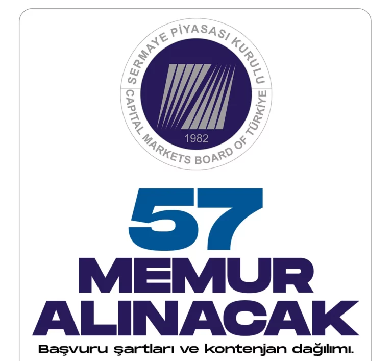 Sermaye Piyasası Kurulu (SPK) memur alımı başvuruları devam ediyor.