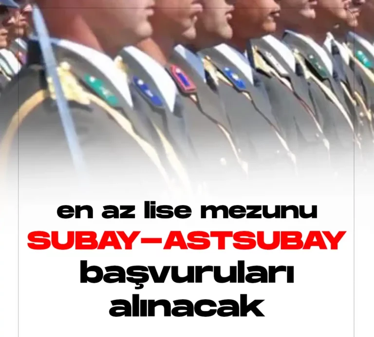 subay astsubay adayı başvuruları alınıyor.