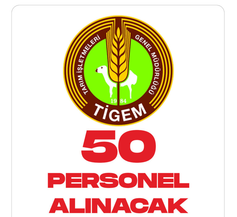 Tarım İşletmeleri Genel Müdürlüğü personel alımı duyurusu yayımlandı.
