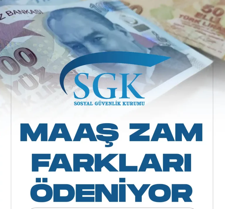 Emekli memur maaş zammı farkları ödeniyor.