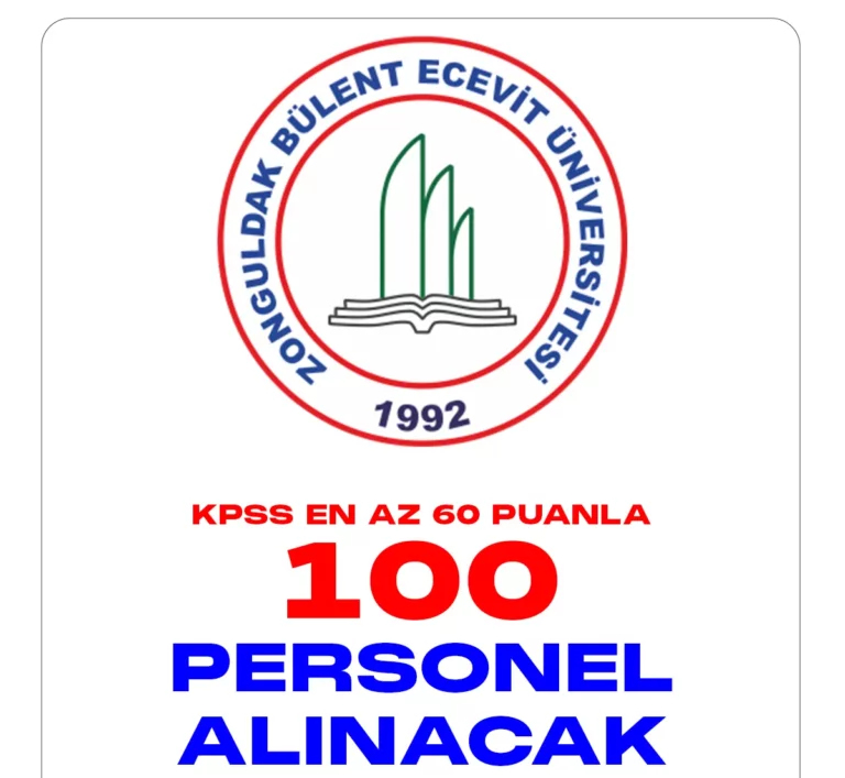 Zonguldak Bülent Ecevit Üniversitesi personel alımı başvuruları devam ediyor.