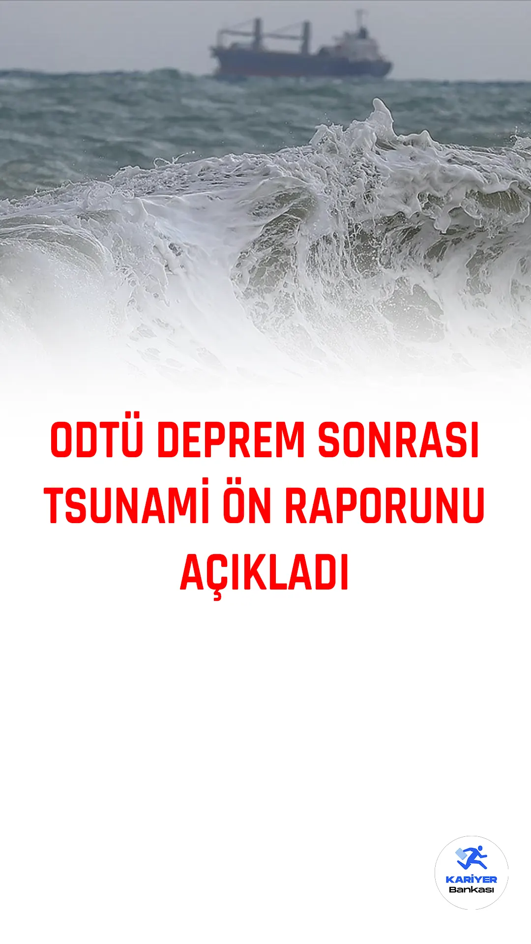 ODTÜ Kıyı ve Deniz Mühendisliği Araştırma Merkezi, Doğu Akdeniz'deki Tsunami Değerlendirmeleri projesi kapsamında İskenderun Körfezi'nde küçük genlikli tsunami oluştuğunu raporladı.